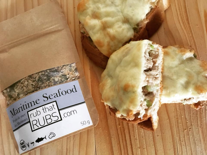 Tuna Melt Open Face Sandwich | rub that Rubs