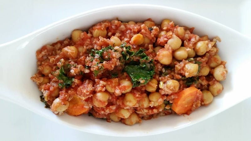 Berbere Chickpea and Kale Stew - Vegan